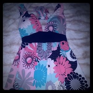 Halter dress, size small floral print